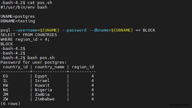 Cách sử dụng Heredoc trong Shell Scripting 