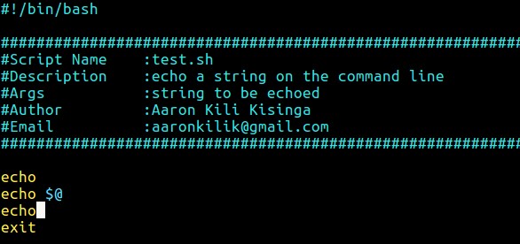 Cách tạo mẫu tiêu đề tùy chỉnh cho Shell Scripts trong Vim 