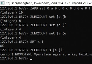 Redis ZLEXCOUNT - Cách lấy số phần tử trong tập hợp được sắp xếp theo phạm vi giá trị 