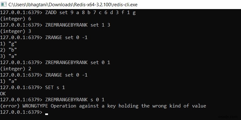 Redis ZREMRANGEBYRANK - Cách xóa các phần tử của tập hợp đã sắp xếp theo phạm vi xếp hạng 