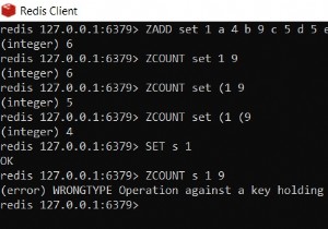 Redis ZCOUNT - Cách lấy Số phần tử của tập hợp được sắp xếp theo phạm vi điểm 