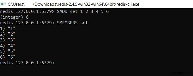 Redis SMEMBERS - Cách lấy tất cả các phần tử của một tập hợp trong redis 