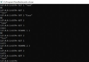 Cách đổi tên khóa trong kho dữ liệu redis - Redis RENAME | RENAMENX 