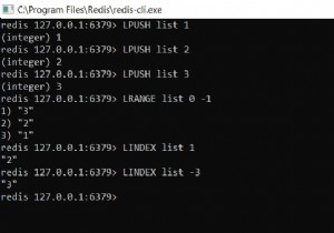 Redis LINDEX - Cách lấy phần tử từ chỉ mục cụ thể của danh sách trong redis 