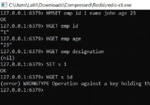 Truy xuất giá trị trường Hash trong Redis với lệnh HGET và HMGET