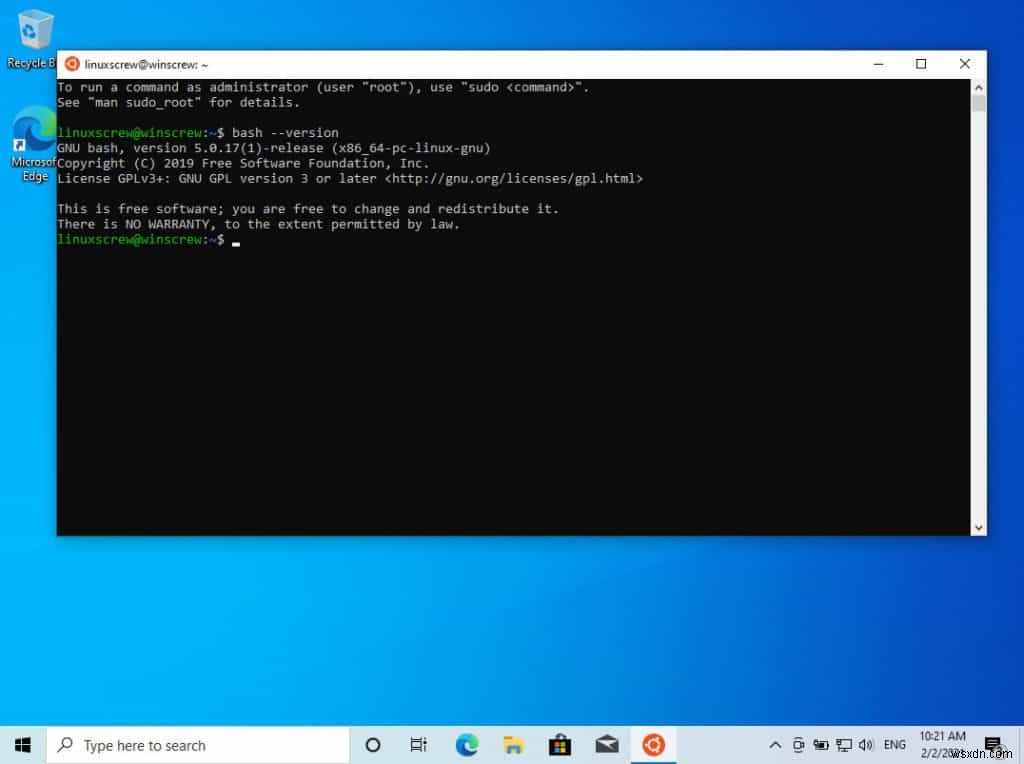 Cách cài đặt và sử dụng Bash (Linux Shell) trên Windows 10 [Hướng dẫn] 