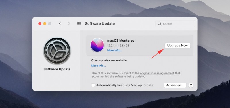 Cách khôi phục tệp bị mất sau khi cập nhật macOS Monterey