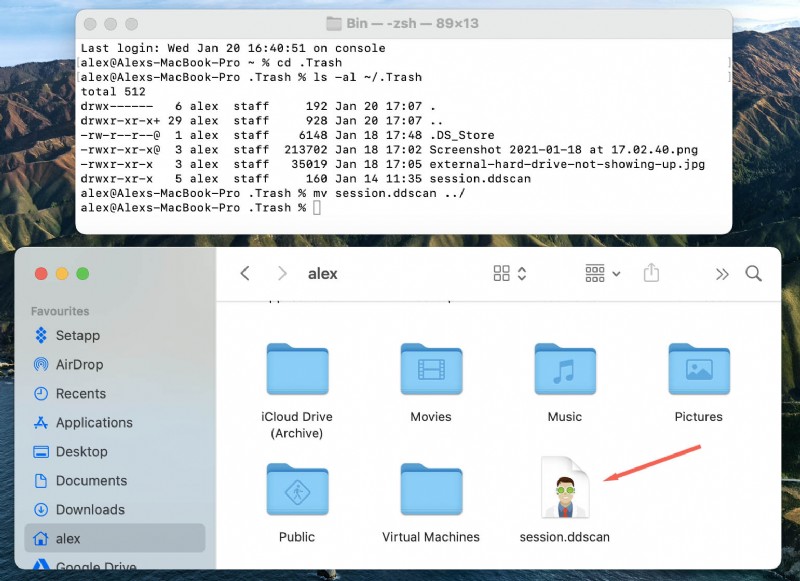 Cách khôi phục các tệp đã xóa bằng Mac Terminal 