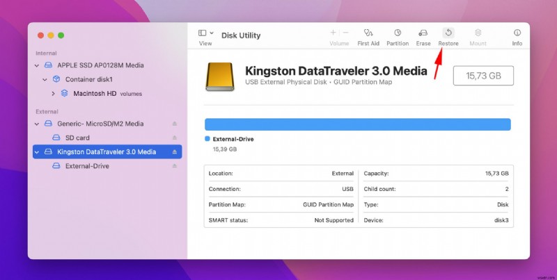 Vô tình xóa ổ cứng trong Disk Utility? Nó có thể phục hồi 