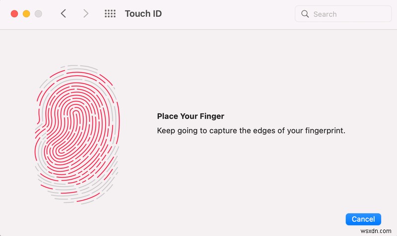 Cách bật Touch ID trên MacBook Pro