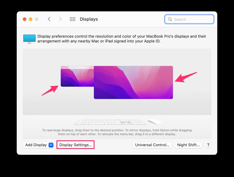 Cách kết nối hai màn hình với MacBook Pro của bạn