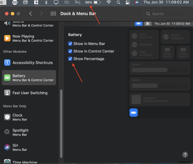 Cách hiển thị phần trăm pin trên MacBook Pro