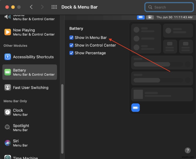 Cách hiển thị phần trăm pin trên MacBook Pro