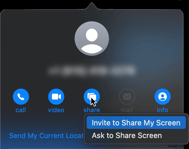 Cách chia sẻ màn hình trên MacBook Pro