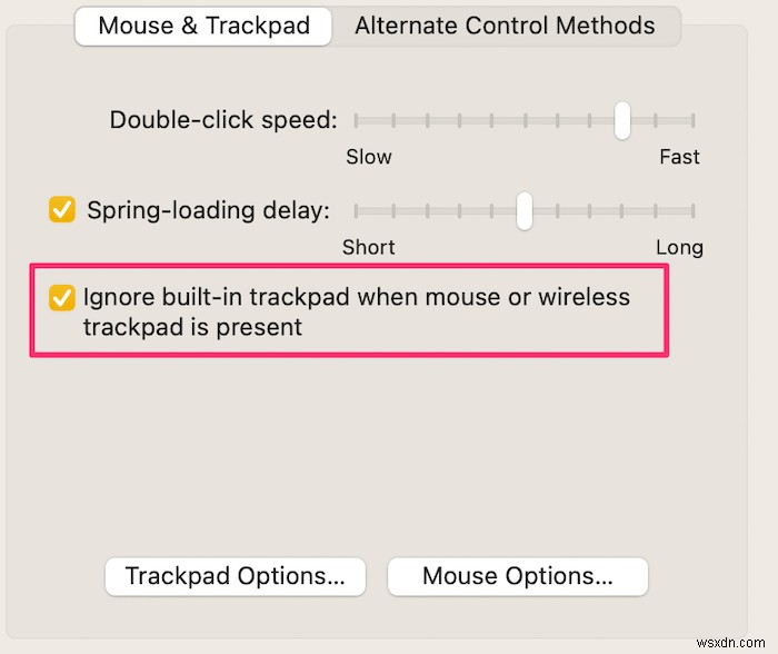 Cách tắt TrackPad trên MacBook