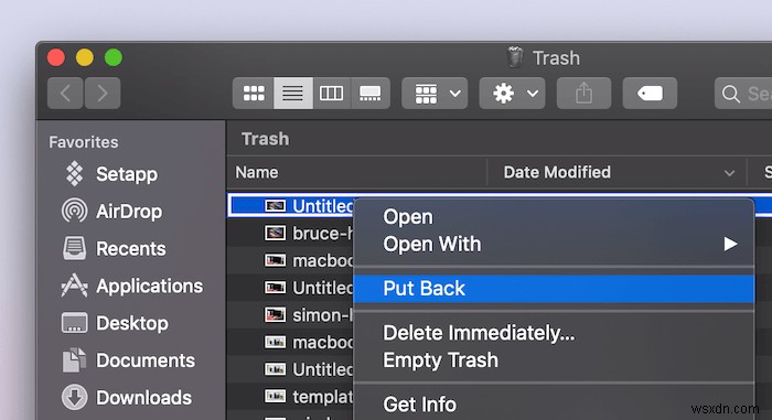 Cách khôi phục tệp đã xóa khỏi thùng rác của Mac?