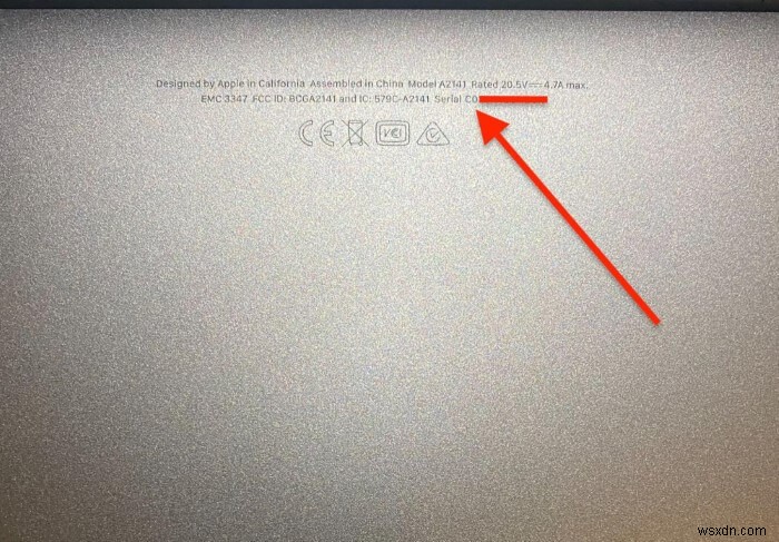 5 cách tìm số sê-ri MacBook Pro