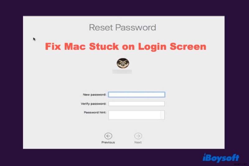 Mac bị kẹt trên màn hình đăng nhập, cách khắc phục?