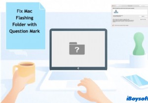 Cách sửa thư mục có Dấu hỏi trên máy Mac (MacBook) không có CD?