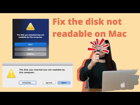 Khắc phục sự cố đĩa bạn đã đính kèm mà máy tính này không đọc được trên máy Mac