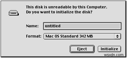 Khắc phục sự cố đĩa bạn đã đính kèm mà máy tính này không đọc được trên máy Mac