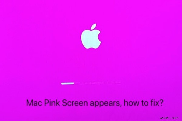 Sửa nhanh màn hình hồng chết chóc của Mac / MacBook