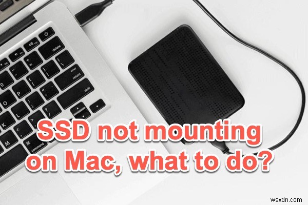 Làm thế nào để sửa lỗi SSD không gắn trên Mac? 