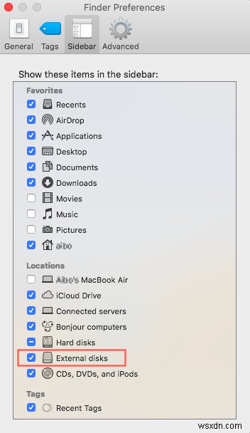 Khắc phục sự cố Mac không nhận ra ổ cứng ngoài (Mới cho macOS 12)