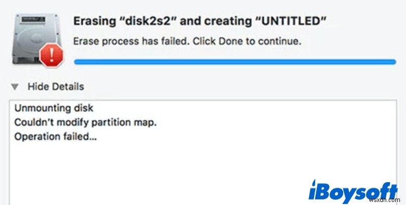 Cách sửa lỗi bản đồ phân vùng bị hỏng / bị hỏng trong Disk Utility năm 2022