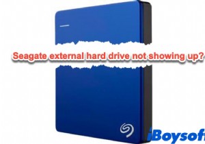 Ổ cứng gắn ngoài Seagate không được nhận dạng trên máy Mac (Bao gồm cả macOS Monterey Fix)