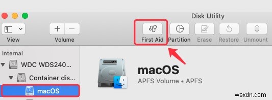 Giải pháp cho Mac không nhận ra sự cố ổ cứng bên trong