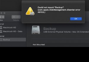 Sửa lỗi com.apple.DiskManagement.disenter