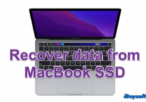 [Hướng dẫn] Cách khôi phục dữ liệu từ SSD MacBook