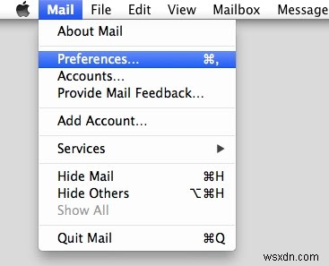 Ứng dụng Apple Mail không thể kết nối với Gmail