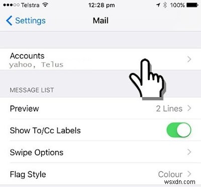 Không thể gửi email từ tài khoản email telus.net hoặc telusplanet.net trên iPhone, iPad hoặc Mac