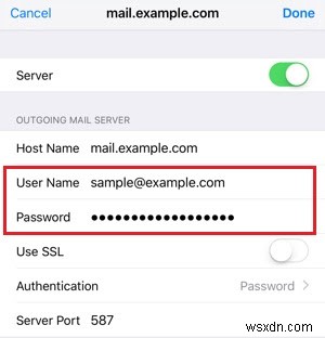 Không thể gửi email từ tài khoản email telus.net hoặc telusplanet.net trên iPhone, iPad hoặc Mac