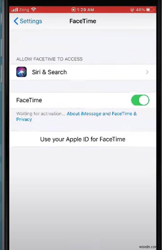 Cách khắc phục ứng dụng FaceTime đang chờ kích hoạt?