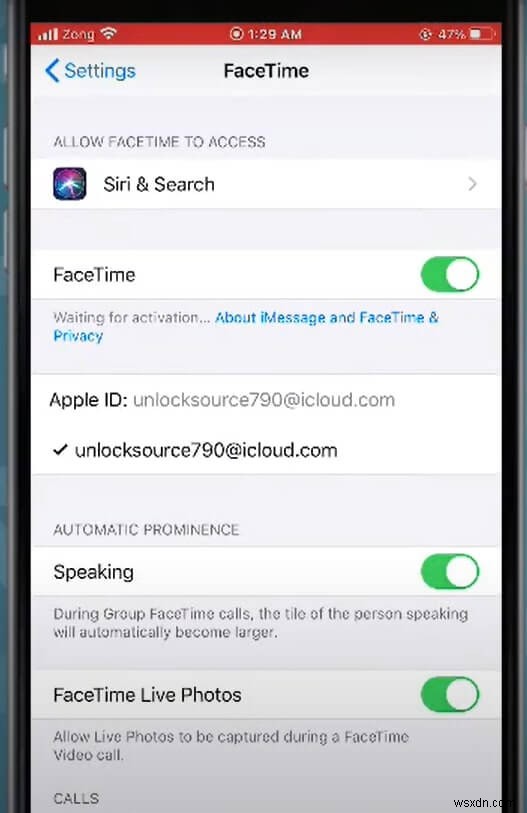 Cách khắc phục ứng dụng FaceTime đang chờ kích hoạt?