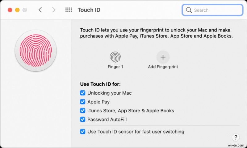 Touch ID không hoạt động sau khi nâng cấp lên macOS Monterey
