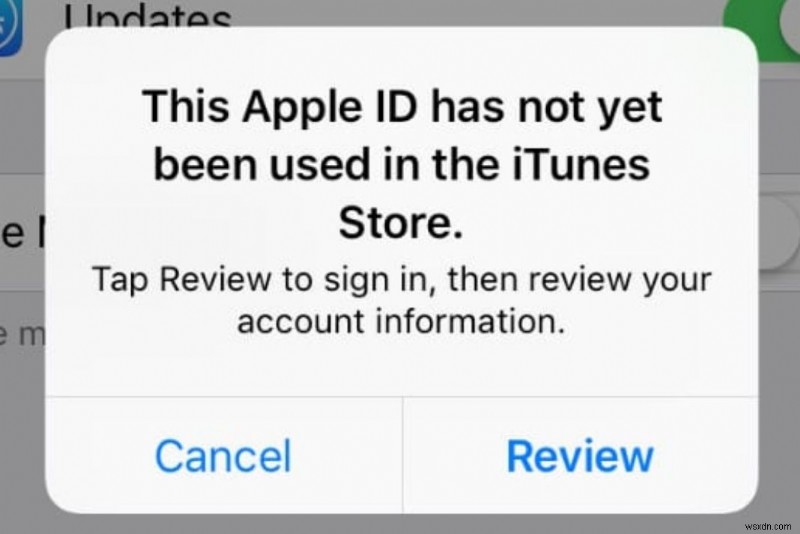 5 cách để khắc phục sự cố  Apple ID chưa được sử dụng trong iTunes Store 