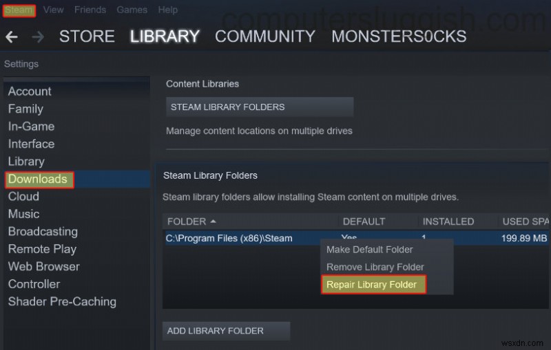 Khắc phục:Lỗi đĩa Steam bị hỏng khi tải xuống / tải lên trò chơi