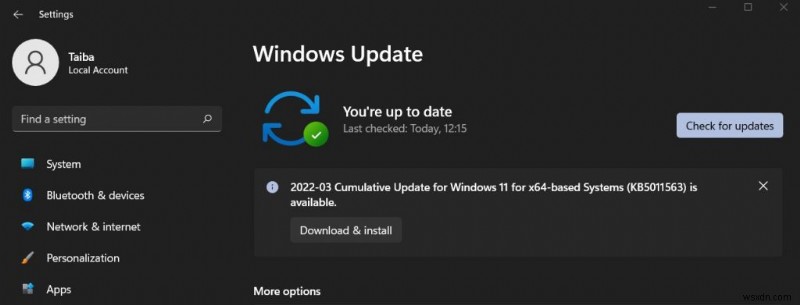 Cách sửa lỗi 0xc00007b trong Windows 11