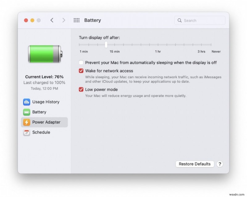 11 cách khắc phục lỗi hao pin macOS Monterey 12.3.1