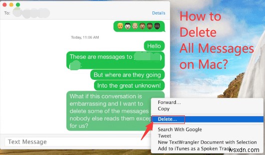 Cách xóa tin nhắn và cuộc trò chuyện trên máy Mac ngay lập tức 
