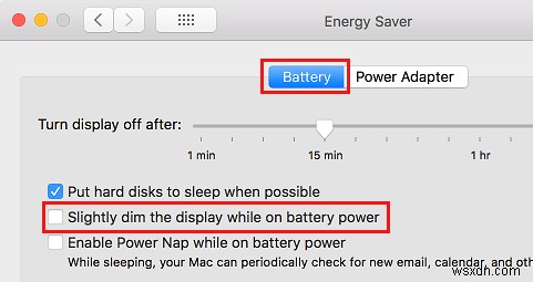 Cách tắt độ sáng tự động trên máy Mac 