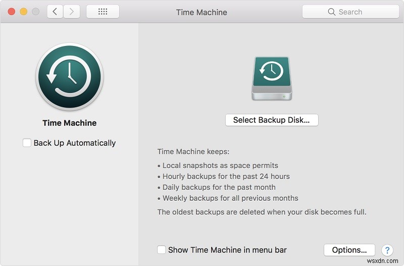 Time Machine Backup là gì? Hướng dẫn cơ bản