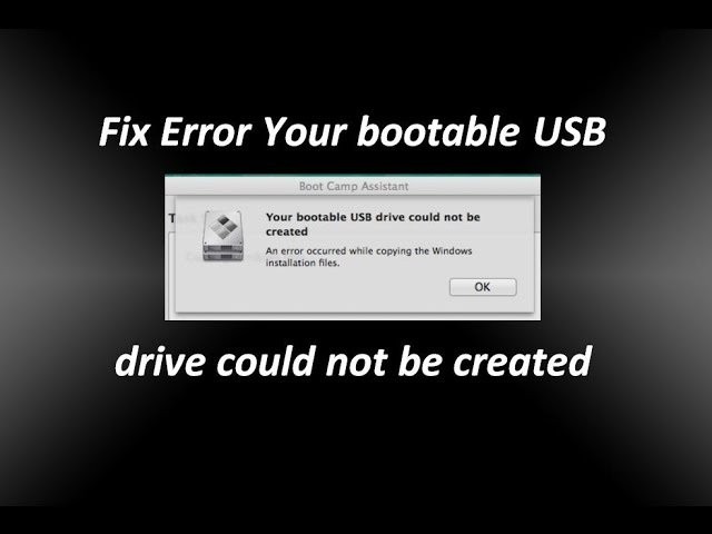 [Sửa lỗi] Không thể tạo ổ USB có thể khởi động của bạn 