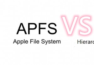 APFS Vs. HFS +:Sự khác biệt về khôi phục dữ liệu giữa hai 