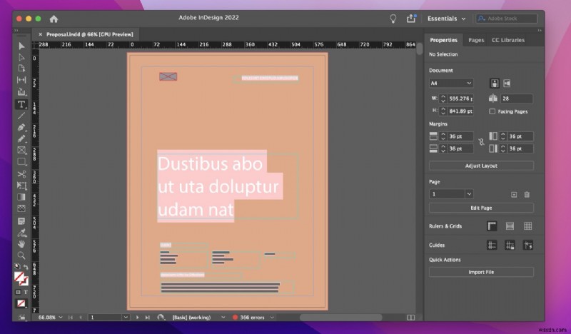 Cách khôi phục các tệp InDesign chưa được lưu / đã xóa trên máy Mac 