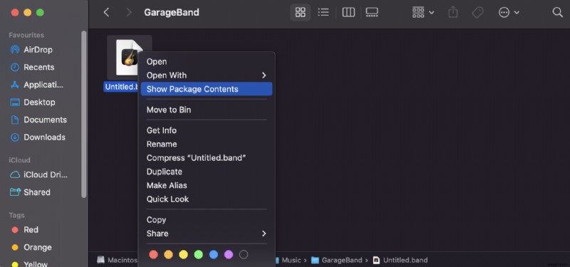 Cách khôi phục các dự án GarageBand đã xóa trên máy Mac (Hướng dẫn dễ dàng) 